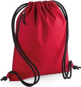 Gymtas 100% gerecycled polyester 40 x 48 cm (Classic Red)