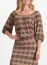 Tramontana | Top met Snake Print | Print Reds | Maat M