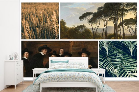 Papier Peint - Collage de Papier peint photo - Rembrandt - Plantes - Largeur 360 cm x Hauteur 240 cm