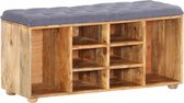 Medina Halbank 100x35x47 cm massief mangohout