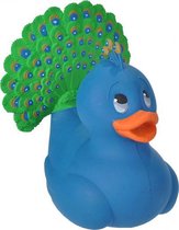 badeend pauw junior 10 cm blauw/groen