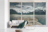 Behang - Fotobehang Doorkijk - Steiger - Water - Breedte 360 cm x hoogte 240 cm