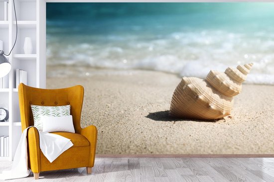 Papier peint - Papier peint photo Coquillage - Plage - Mer - Largeur 420 cm x hauteur 280 cm