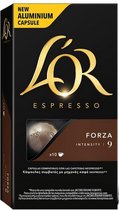 Koffiecapsules L'Or Forza 9 (10 uds)
