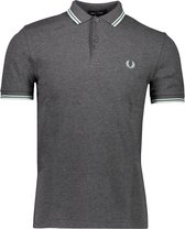 Fred Perry Polo Grijs  - Maat M - Heren - Herfst/Winter Collectie - Katoen