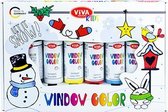 Glasverf - set let it snow - Viva Windowcolor - 90ml