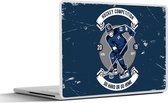 Laptop sticker - 12.3 inch - IJshockey - Retro - Quote - 30x22cm - Laptopstickers - Laptop skin - Cover