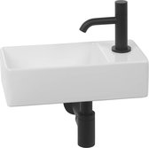 Clou New Flush 3 complete fonteinset rechts wit/zwart