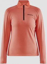 Craft Core Gain Skipully - Korte Rits - Midlayer - Wintersport -  Roze Dames - Maat XL