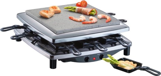 Steba RC3Plus - Steengrill - Gourmet - Teppanyaki grill - 8 personen |  bol.com