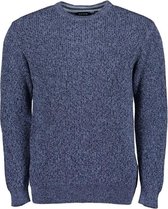 Blue Seven heren trui blauw gemeleerd - maat XL