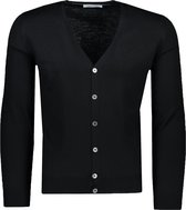 Gran Sasso  Vest Zwart Normaal - Maat L  - Heren - Herfst/Winter Collectie - Wol