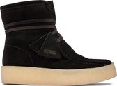 Clarks - Dames schoenen - WallabeeCup Hi - D - Zwart - maat 4,5