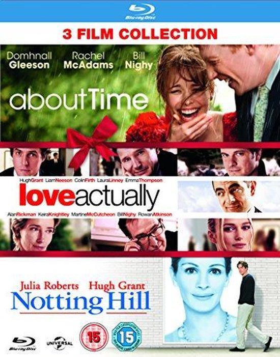 About Time/Love Actually/Notting Hill (Bluray), Domhnall Gleeson Dvd