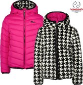 Vingino meiden reversible winterjas Tilmare Magenta Pink