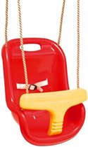 babyschommelzitje Luxe kunststof 36 x 18 cm rood