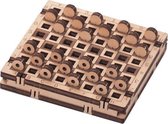 modelbouwset Dammen 21,6 x 7,5 cm hout 30-delig