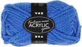 acrylgaren blauw 35 m. 50 gram