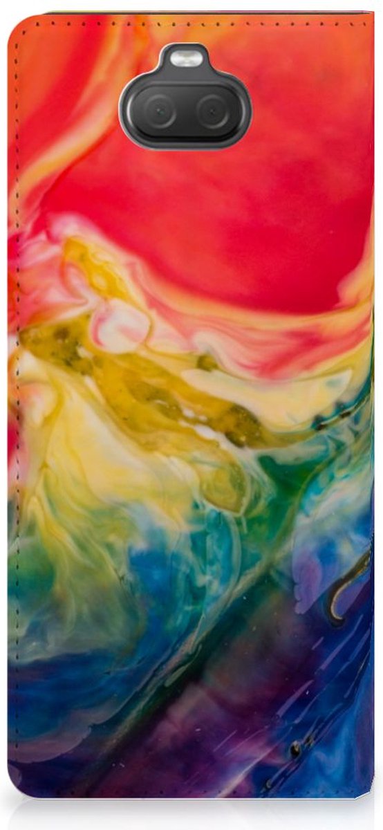 Book Case voor Bookcase Sony Xperia 10 Watercolor Dark