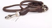 Dog's Companion® Laisse ajustable en cuir (fil de police, 220 cm)