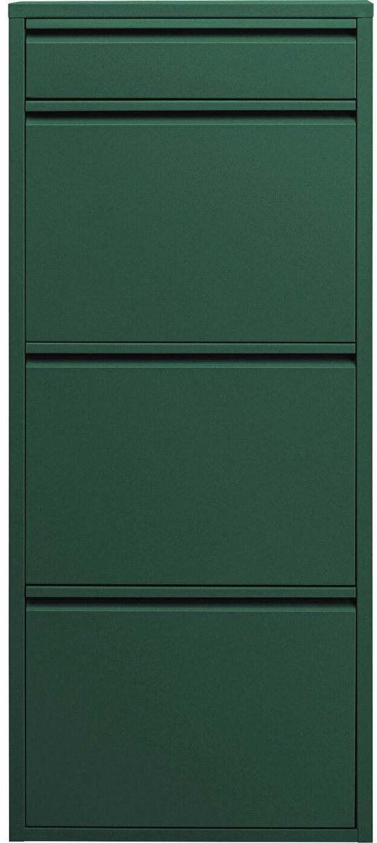 Schoenenkast Caruso groen 3+1 laden Kare Design