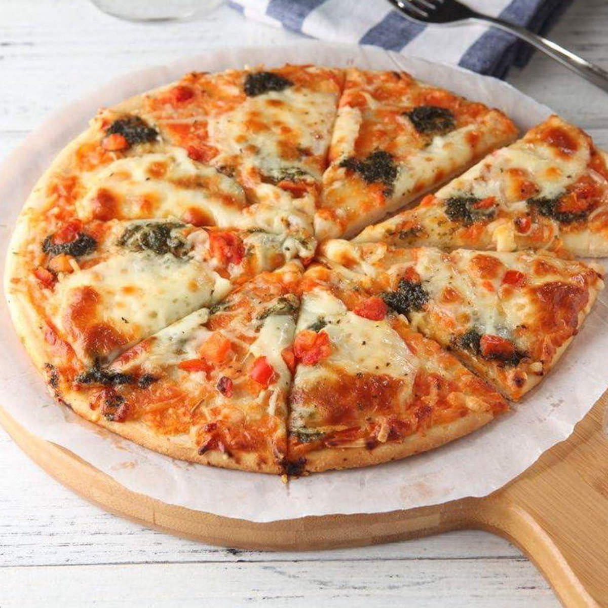 100 stuks bakpapier met antiaanbaklaag, rond 28 cm - voor taartvorm, pan, luchtfriteuse