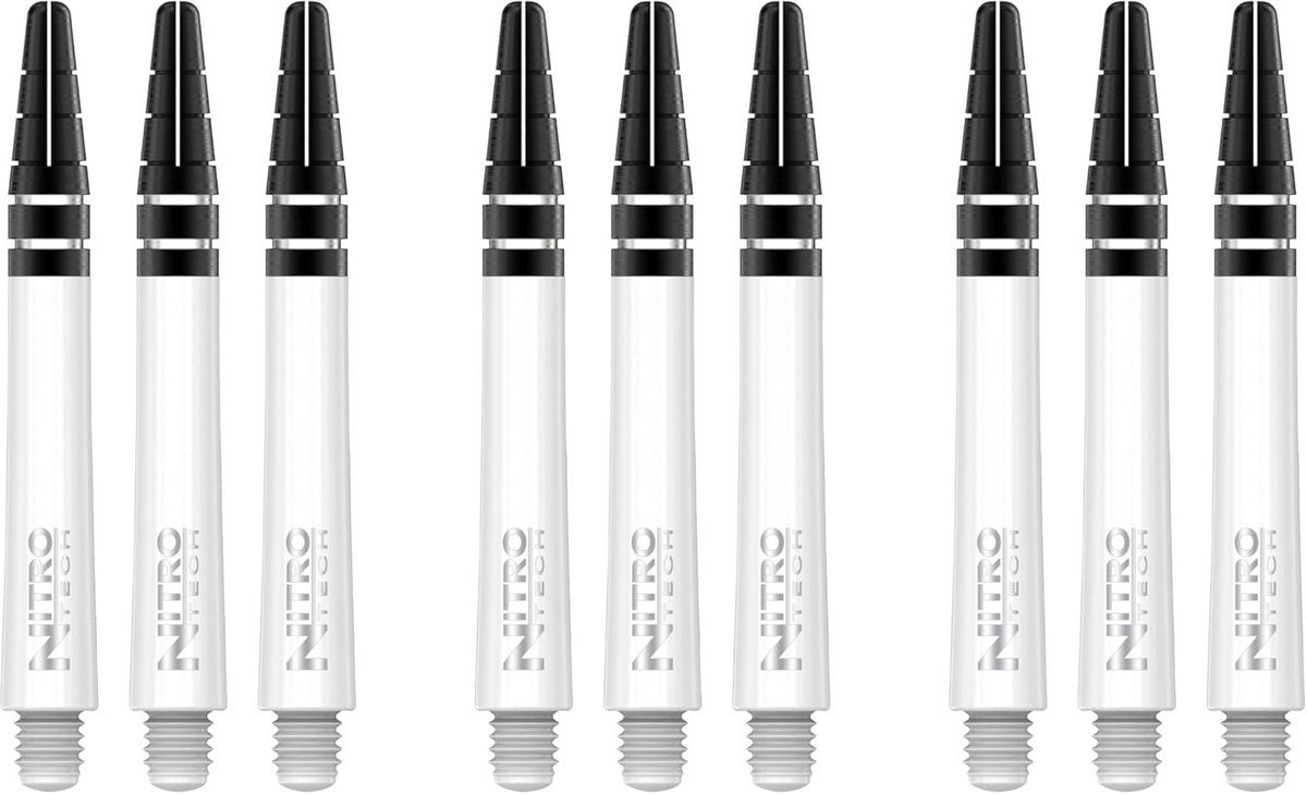 Set van 9 Dartpijlen - Transparante Shafts en Professionele Flights voor Hobbyisten en Competitief Spel