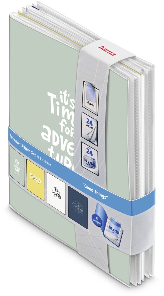 Soft cover-album-set Good Things voor 4 x 24 foto's van 10 x15 cm