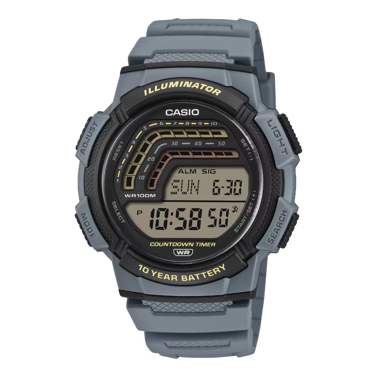 Casio Casio Collection WS-1800-2AVEF Horloge - Kunststof - Blauw - Ø 44 mm