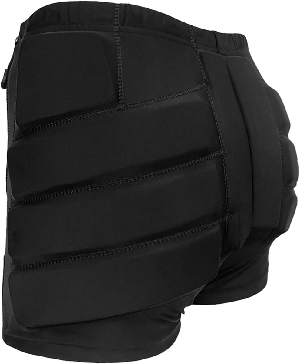 Gevoerde shorts met dubbele zijkant ritssluiting en hoge elasticiteit – Beschermende uitrusting voor kinderen bij het schaatsen – Accessoires voor kinderen bij het schaatsen