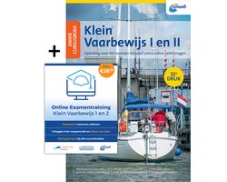 ANWB Cursusboek Klein Vaarbewijs I en II inclusief online examentraining