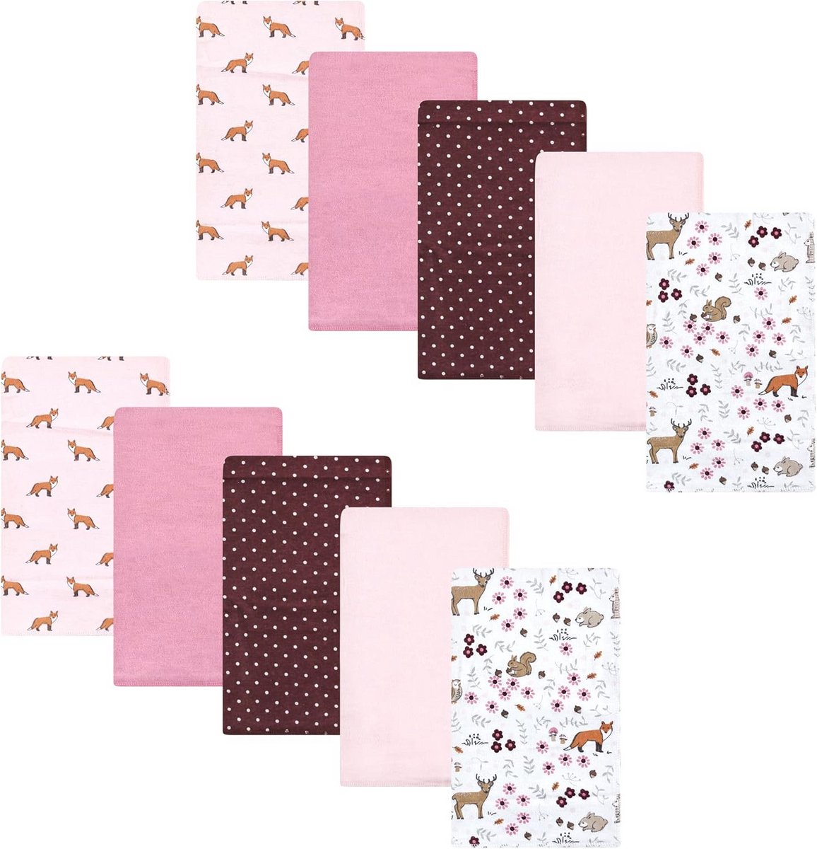 Luiers Katoen Flanel Spuugdoekjes Unisex Baby Woodland Floral