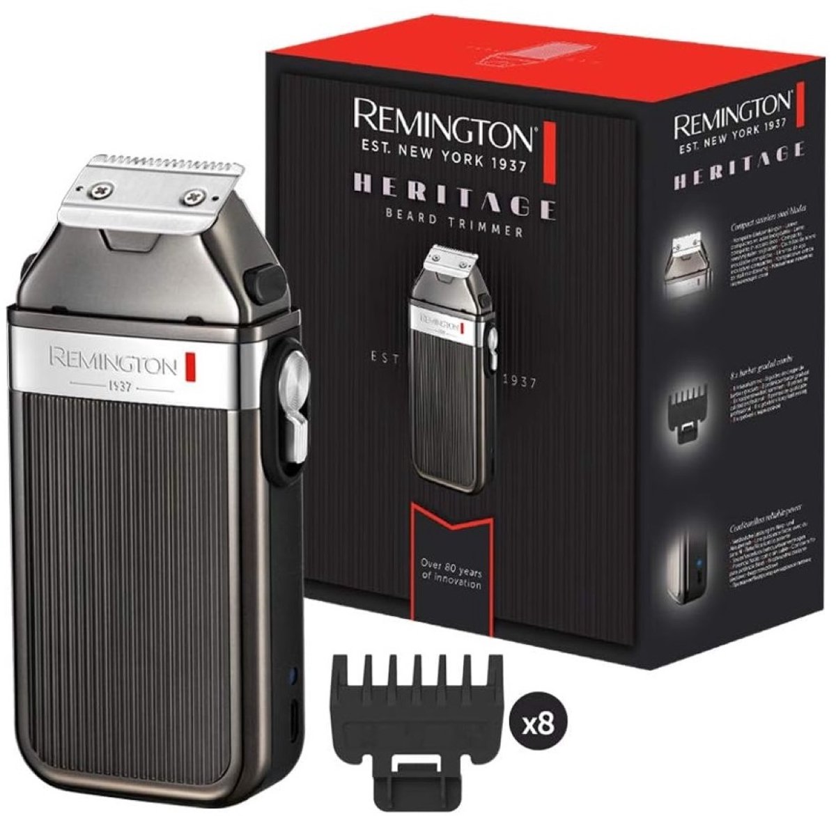 Remington HERITAGE Baardtrimmer baardshaver trimmer opzetstukken haarschneider