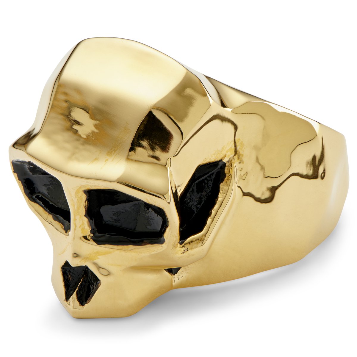 Mack Goudkleurige Apenschedelring