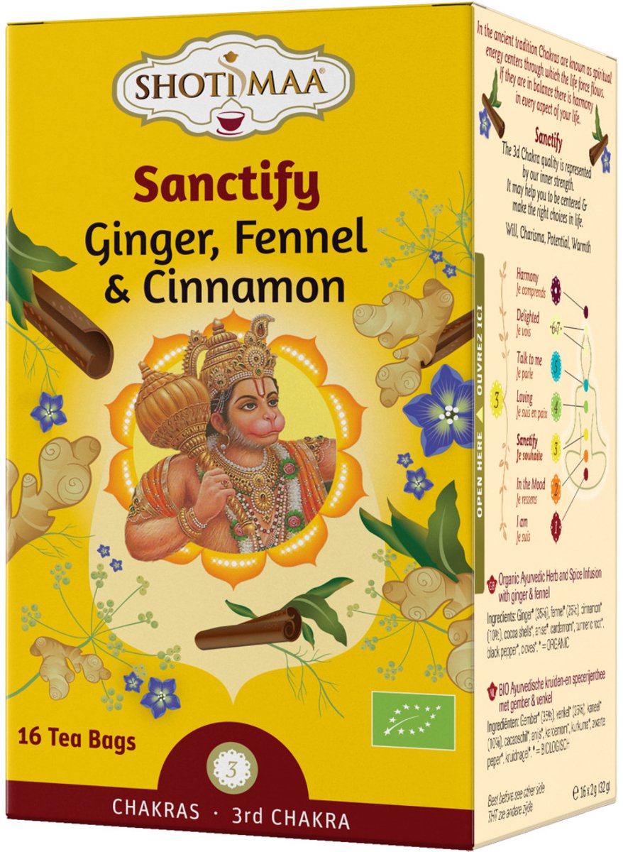 Shoti Maa gember, venkel & kaneel thee BIO - 38.4 - Biologisch