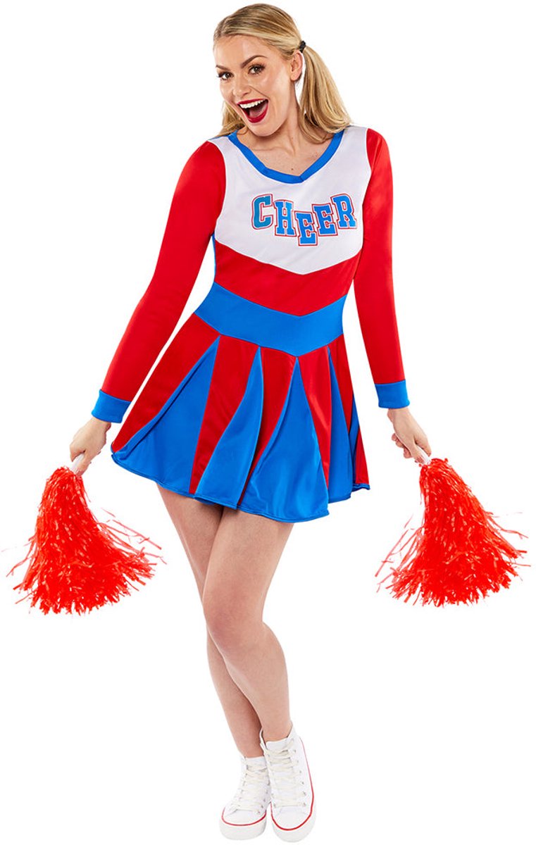 Cheerleader Girl Maya dameskostuum