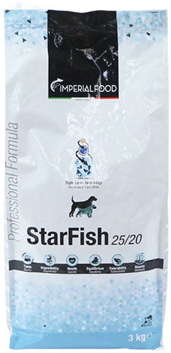 StarFish (25/20) | voor gevoelige honden | SuperPremium | 3KG