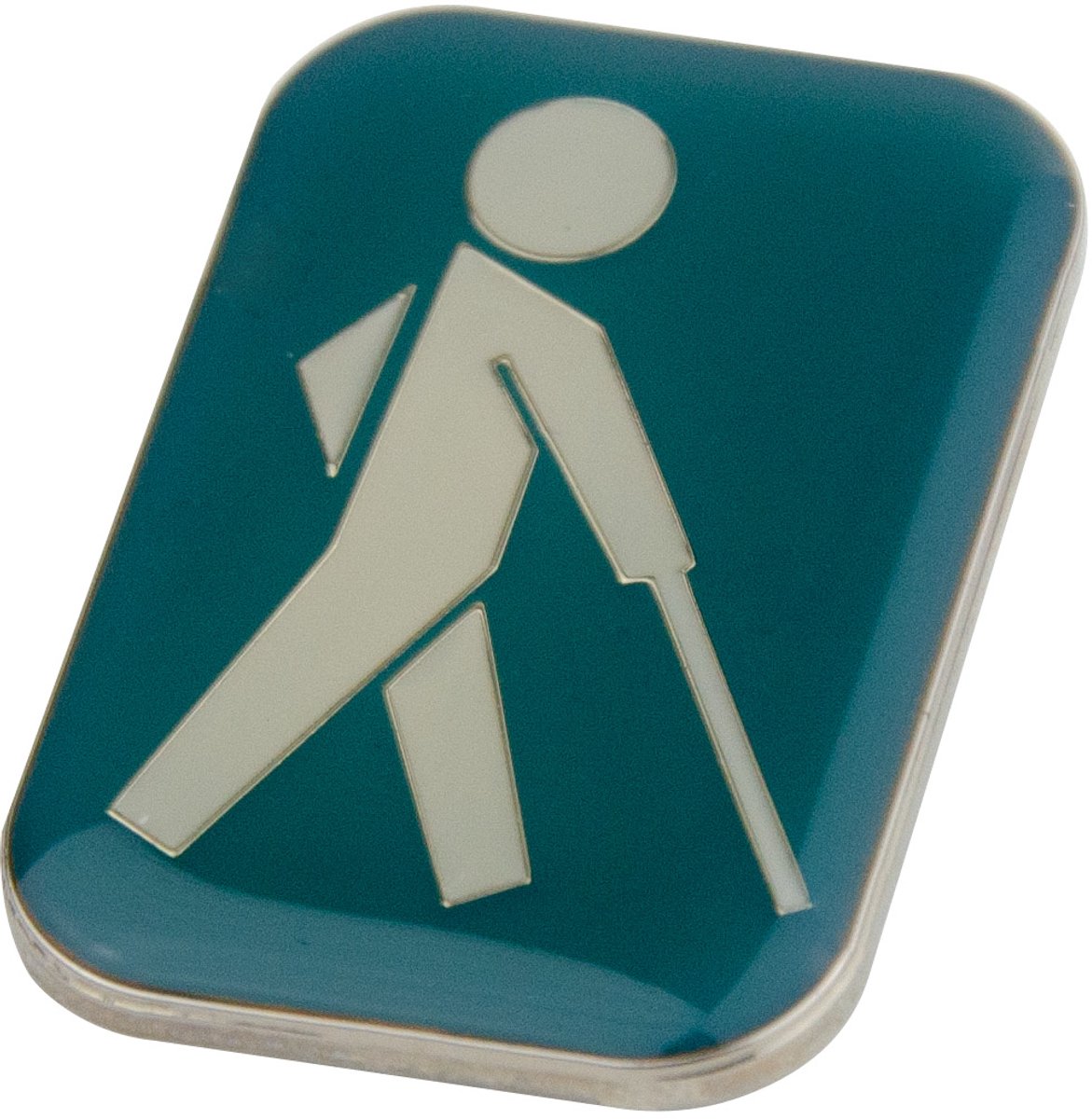 Sundo Blindenbadge internationaal - Herkenningsteken voor slechtzienden - Blauw