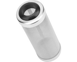 Allecto- Aquariumgaasfilter voor Kreeftenvissen - Roestvrijstalen Filtercilinder - Gaasfilternet voor Garnalen - Roestvrijstalen Mesh Tube Filter Net voor Aquarium, Bescherm Vissen