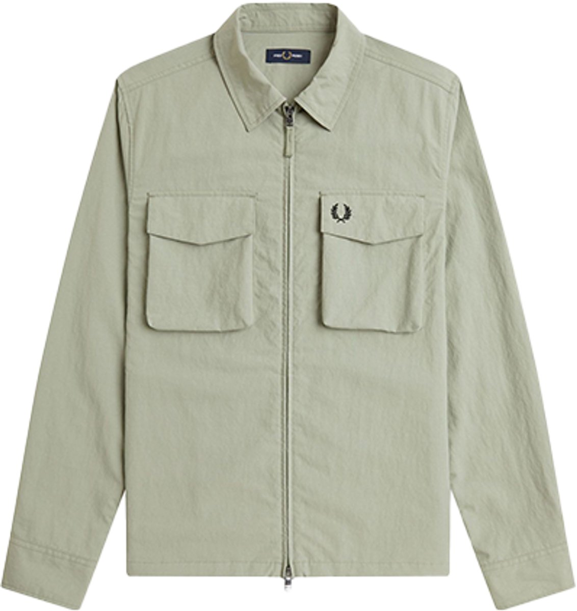 Fred Perry Ripstop Pocket Overshirt Groen