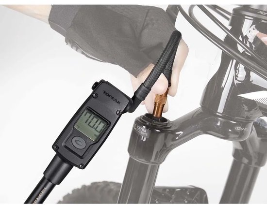 Topeak minipomp Pocket Shock digital — afbeelding 3
