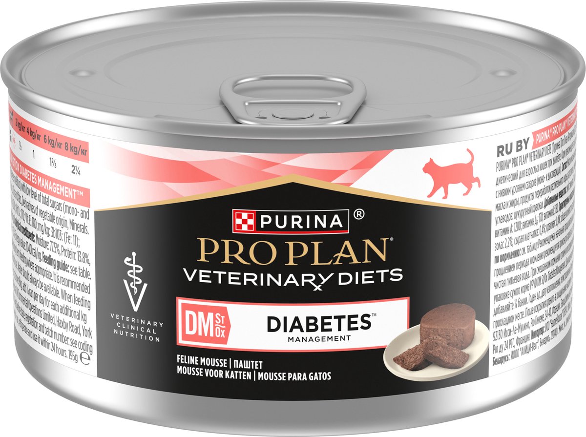Purina Pro Plan VD DM Diabetes Management - Kat - 24 x 195 g