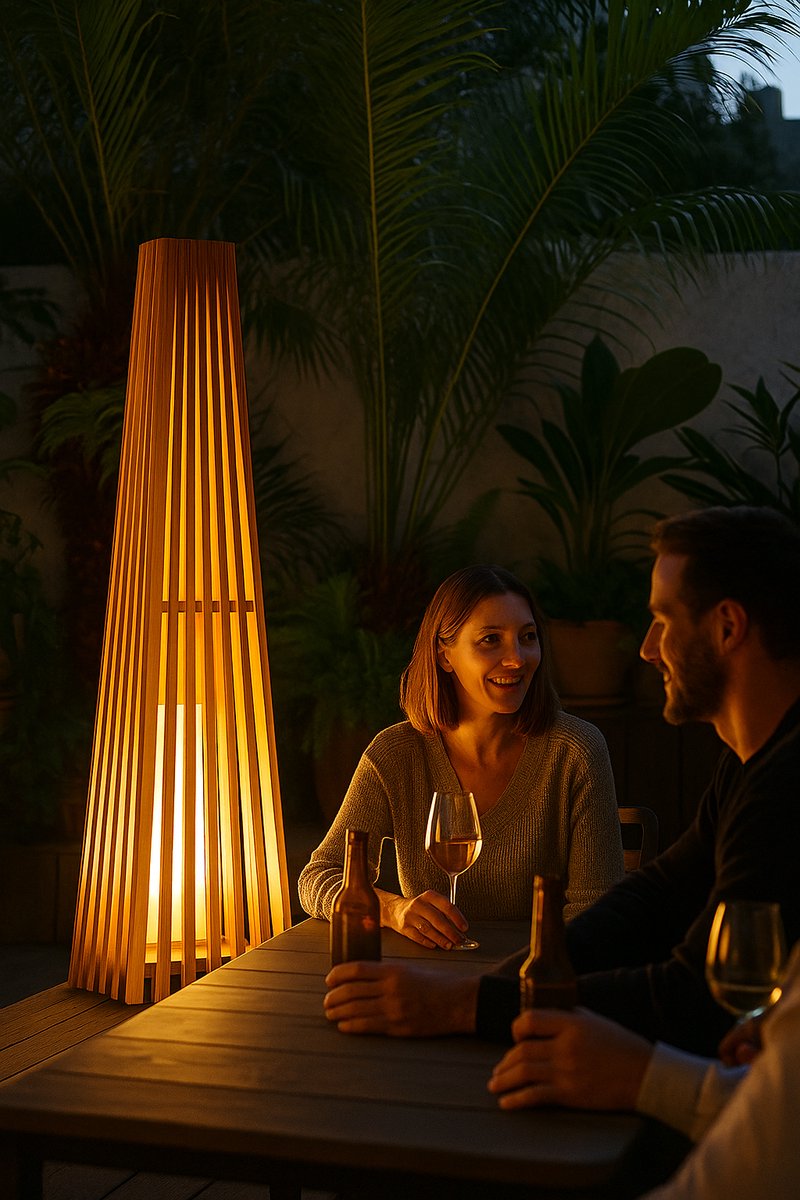 Staande lamp , Oosterse staanlde lamp, Ibiza stijl wonen, Bohemium , handgemaakt designBelvivere Nusa Kayu Tower - Hand Crafted in Java Indonesia