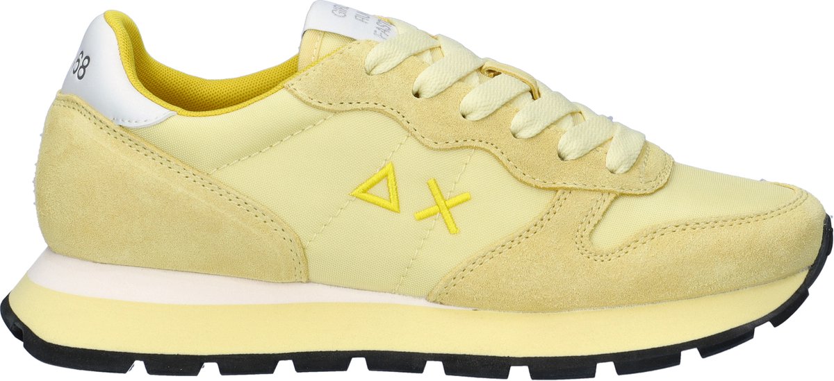 Sun 68 Ally Solid Nylon Sneakers - Dames - Geel - Maat:39