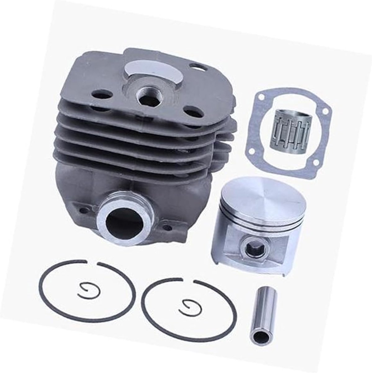 Cilinder Zuiger Set - Motor Onderdelen - Kettingzaag Reparatie - 50MM Diameter - Compleet Pakket