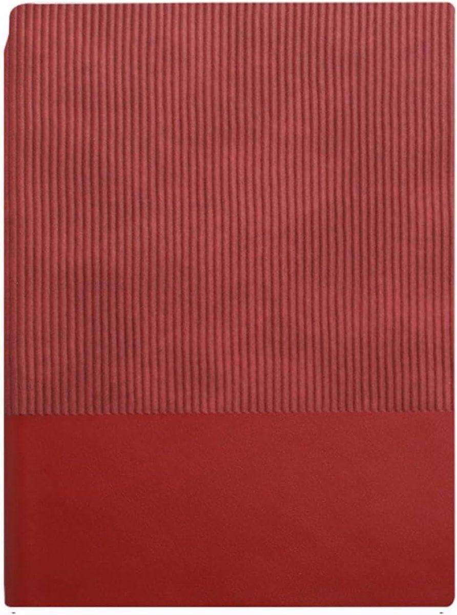 Zakelijk Notitieboekje - Vergadernotulen Jaarlijkse Bijeenkomst - Dagelijkse Opname - Past In Rugzak - 21 x 15.5 cm - Rosso