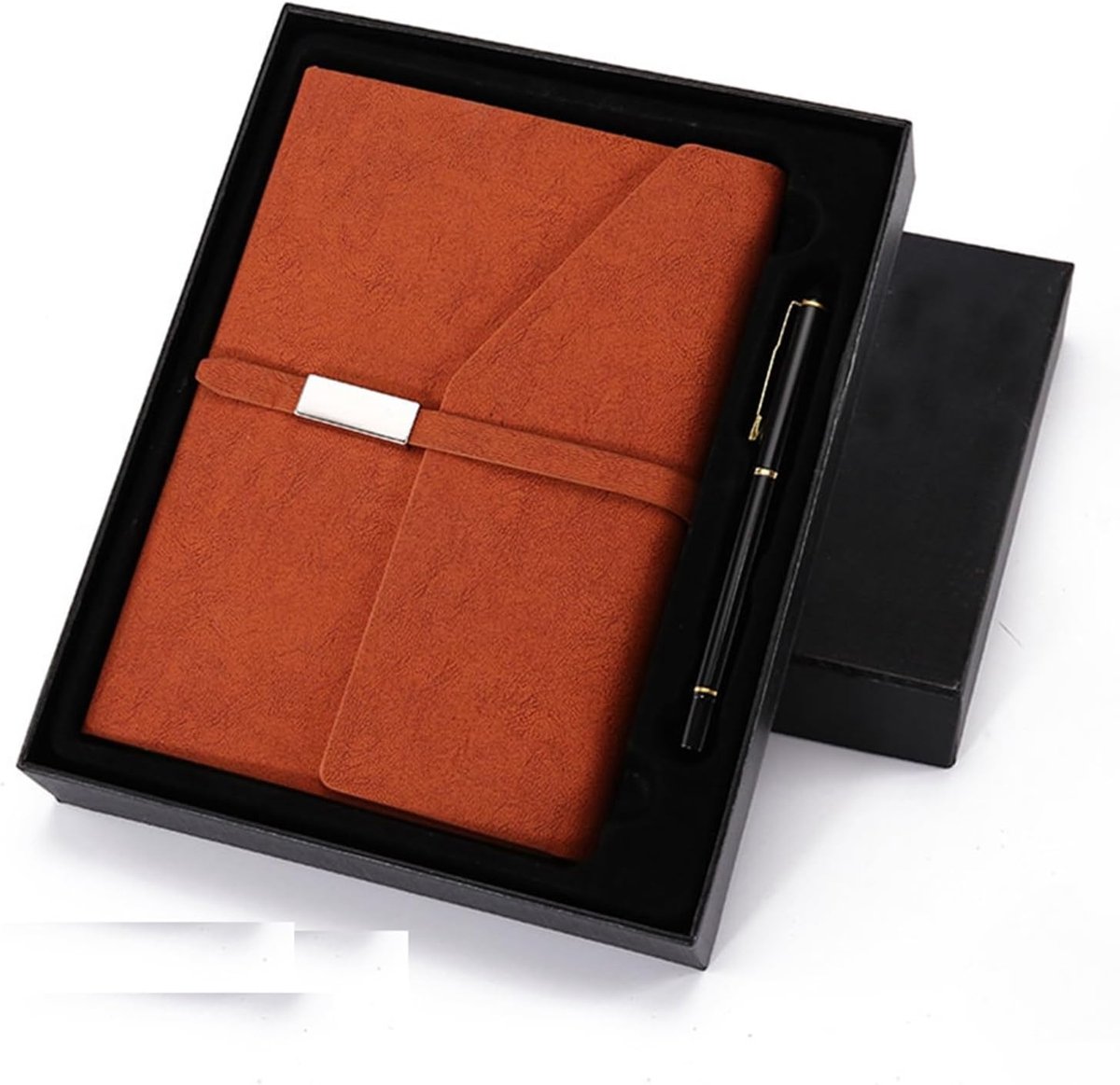 Zakelijk Notitieboek - Dagboek Agenda - Dagelijks Schrijven - Compact Formaat - 210x155 mm - Rood