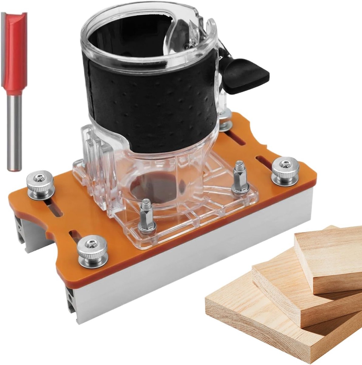 Houttrimmer Gereedschap - Houtbewerking Trimmer - Precisie Houtsneden - 2-in-1 Ontwerp - 16 cm - Beige