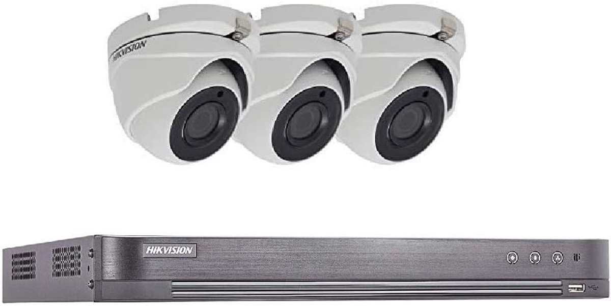 Beveiligingssysteem Kit - CCTV Camera Set - Huis Beveiligen - 5MP HD Resolutie - 4 Kanaals DVR