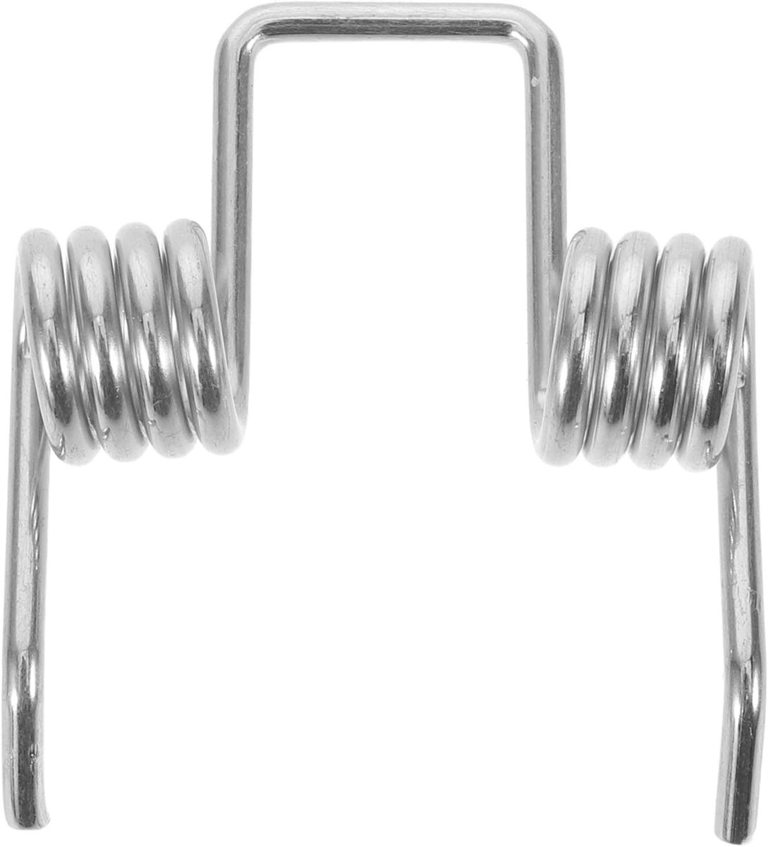 Bolderwagen Veer - Duwstang Veer - Stabiele Besturing - Dubbele Torsieveer - 5.5 x 4.5 x 1.2 cm - Zilver